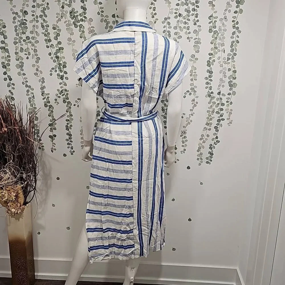 Red Carter SHAY MIDI DRESS SWIM COVER-UP IN NAVY Sz S - Picture 8 of 10